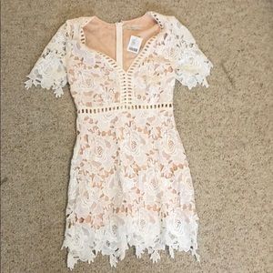 Urban Outfitters White Lace Dress, size S